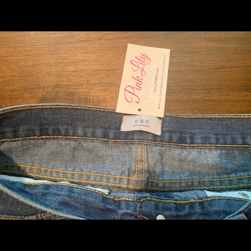 NWT Pink Lily Boutique Denim Skirt - Picture 6 of 7